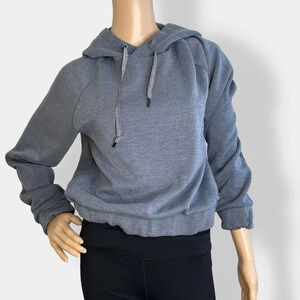 Mondetta Dusty Blue Cropped Athletic‎ Hoodie